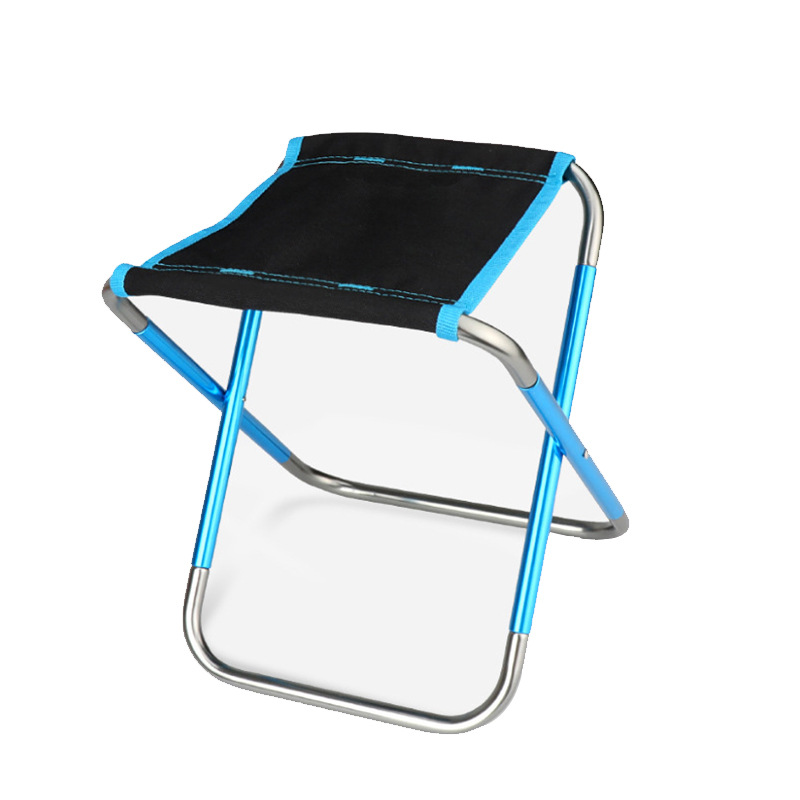 Outdoor Aluminum Alloy Folding Stool Mini Camp Chair Fishing Beach Stool Barbecue Camping Portable Folding Chair