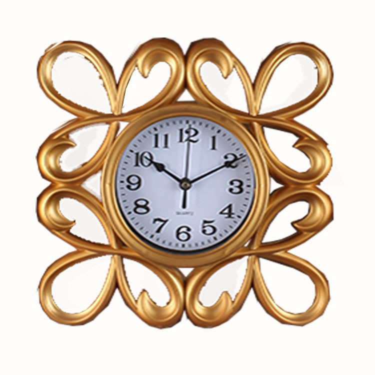 European Style Wall Clock Retro Mute Living Room Home Pocket Watch American Wall Clocks Bedroom round Art Clock Quartz Clock