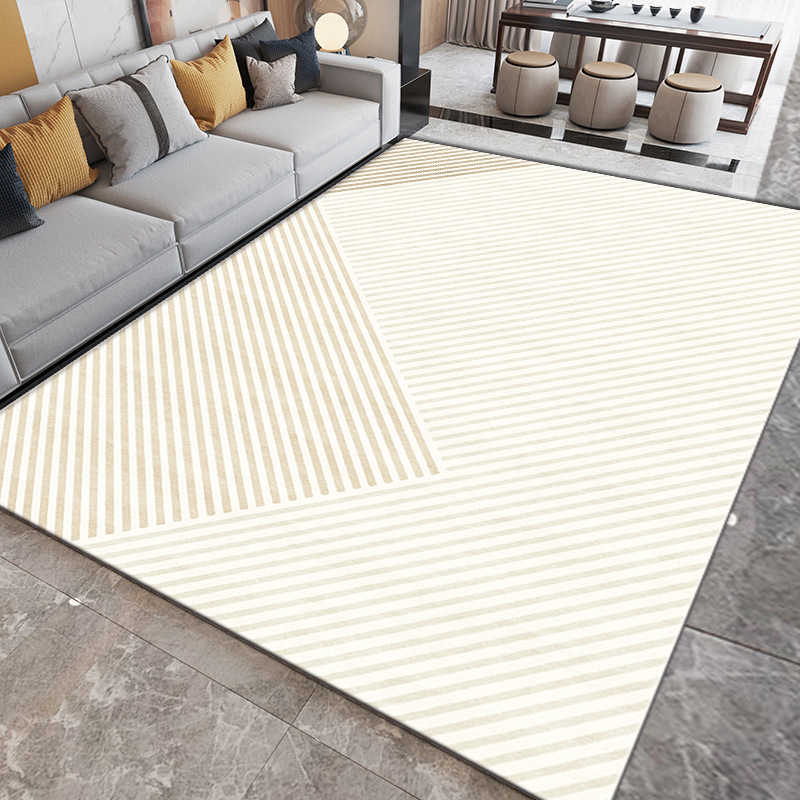 水晶绒客厅地毯家居房间全铺地垫简约茶几毯吸水耐磨可水洗脚垫