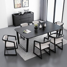 北欧小户型家用客厅家具白蜡木饭桌现代简约实木餐桌椅组合