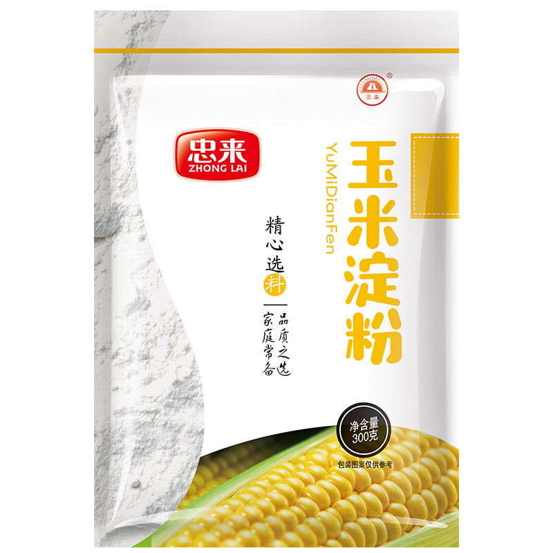 【忠来_淀粉】 生粉 玉米淀粉 厨房调味芡粉 大包装300g 批发零售