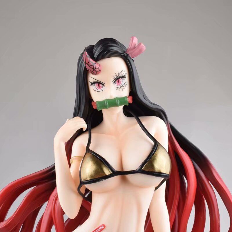 世峰社 鬼灭 潮流潮牌 灶门祢豆子 两色 站姿 泳装 水着 手办雕像