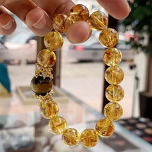 天然黄塔晶手串（不卖仿的）（店铺内有大量福利款，支持订纸）