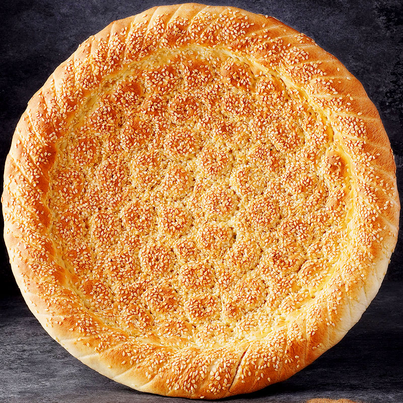 新疆特产新鲜驼奶大芝麻馕手工制作油馕包邮烤馕饼囊520g*3