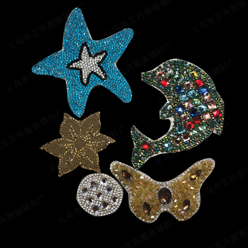 字母热熔胶钻 多色t恤胸前贴钻 毛衣服装饰品贴钻图案-阿里巴巴