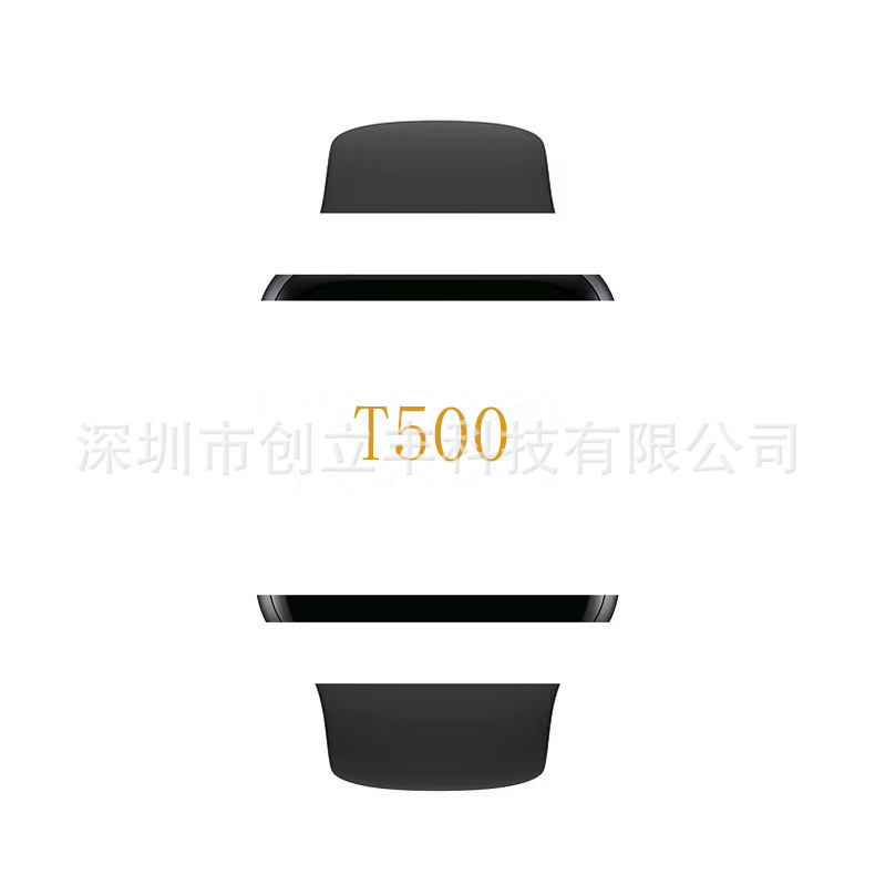 Cross-Border T500 // T55/X7 Smart Watch Call Playback Music Heart Rate Body Temperature Monitoring Information Reminder