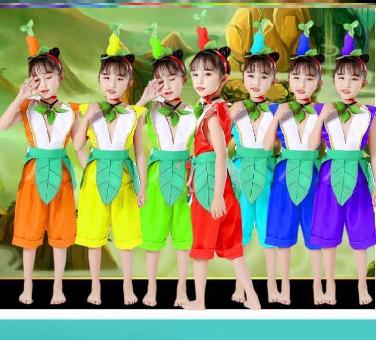 六一儿童表演服装夏款葫芦娃cos服衣服演出服幼儿园男女童舞蹈
