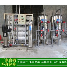 供应一级二级反渗透水处理设备5000L/HRO膜过滤纯净水设备不锈钢