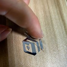 电铸纯镍金属薄片电器手机logo转印贴定制镂空贴纸撕膜留图分体字