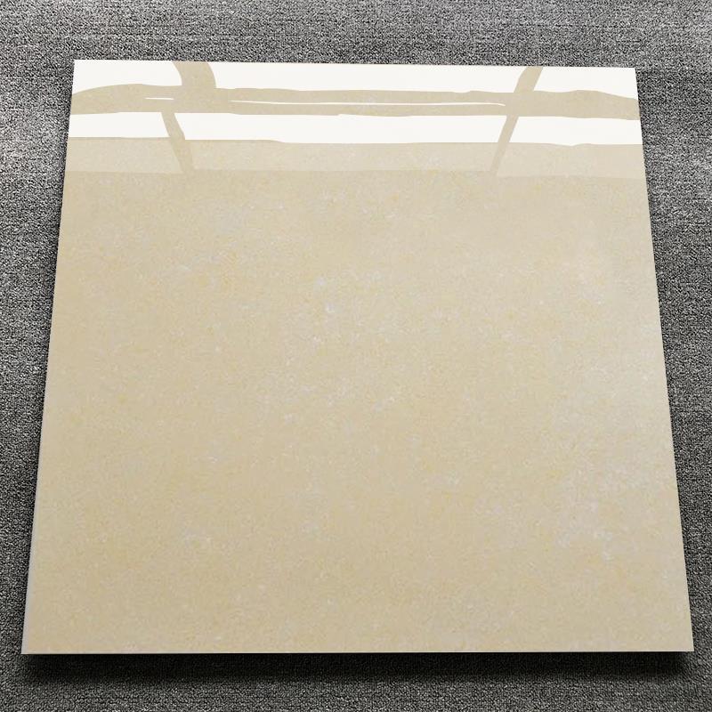 地板砖抛光砖800800客厅黄聚晶玻化砖地面砖瓷砖白色黄色工程砖