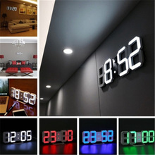 LED digital wall clock with 3 levels of brightness brightnes