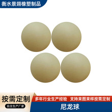 cnc机加工尼龙零部件 POM实心尼龙塑料球 高密度含油自润滑尼龙球