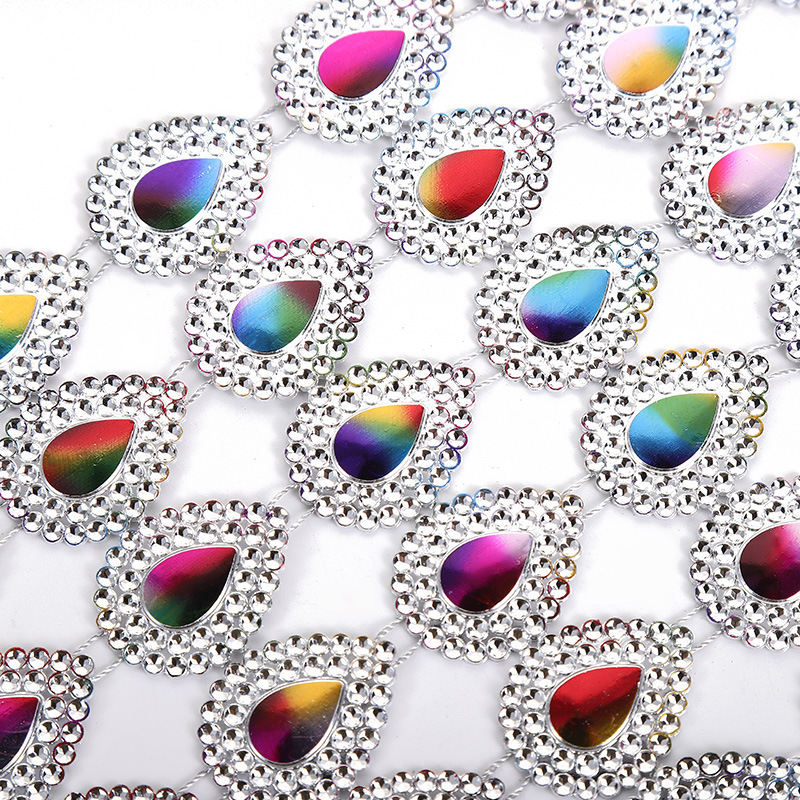 新款研发 塑料电镀线钻 烫彩系列网钻排钻6条水滴可以撕开-阿里巴巴