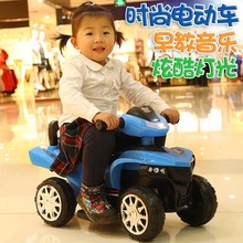 儿童电动摩托车四轮充电玩具车1-6岁宝宝越野沙滩滑行车一件代发