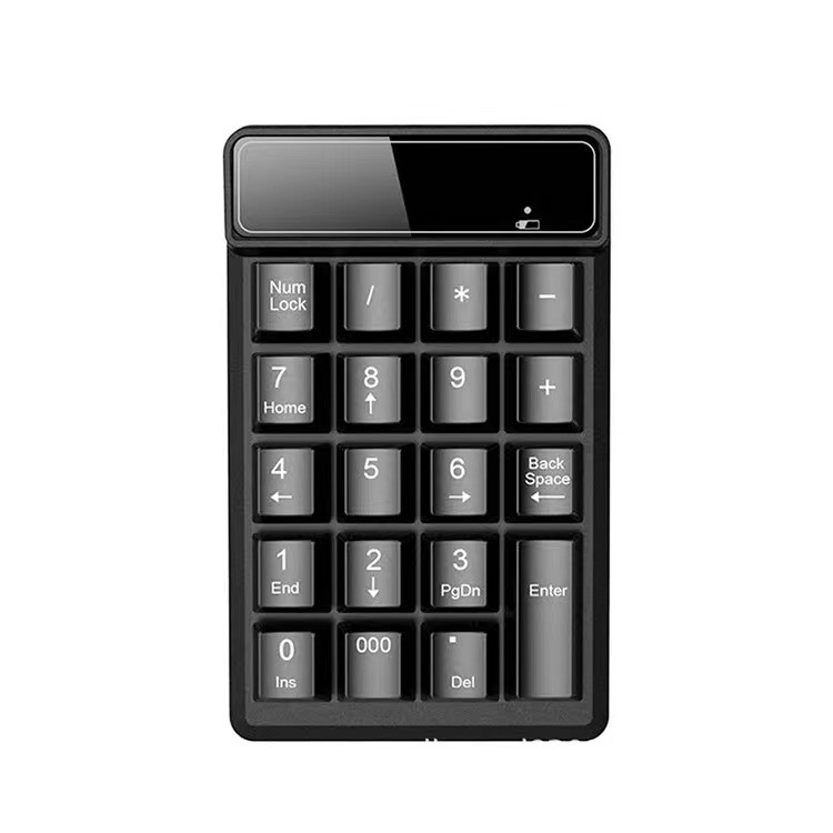 Usb Wireless Bluetooth Numeric Keyboard Mini Keypad Suspension Mechanical Feeling 19 Keys Financial Accounting Scrambler