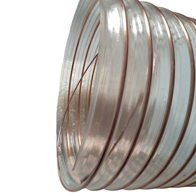 现货供应内径Φ254mmpu材质风管钢丝螺旋管耐负压波纹管通风管道