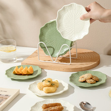 吐骨头盘碟日式家用创意陶瓷餐桌放菜骨碟吐骨碟收纳小盘子垃圾盘