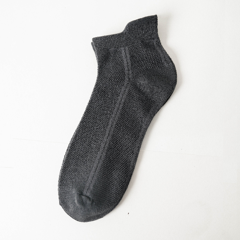 Socks Spring and Summer Men's Socks Cotton Socks Men's Sweat-Absorbent Breathable Invisible Low Cut Socks Labor Protection Socks Stall Border Trade Socks