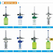 医院氧气湿化瓶养老院病房床头供氧设备带氧气吸入器流量计雾化瓶