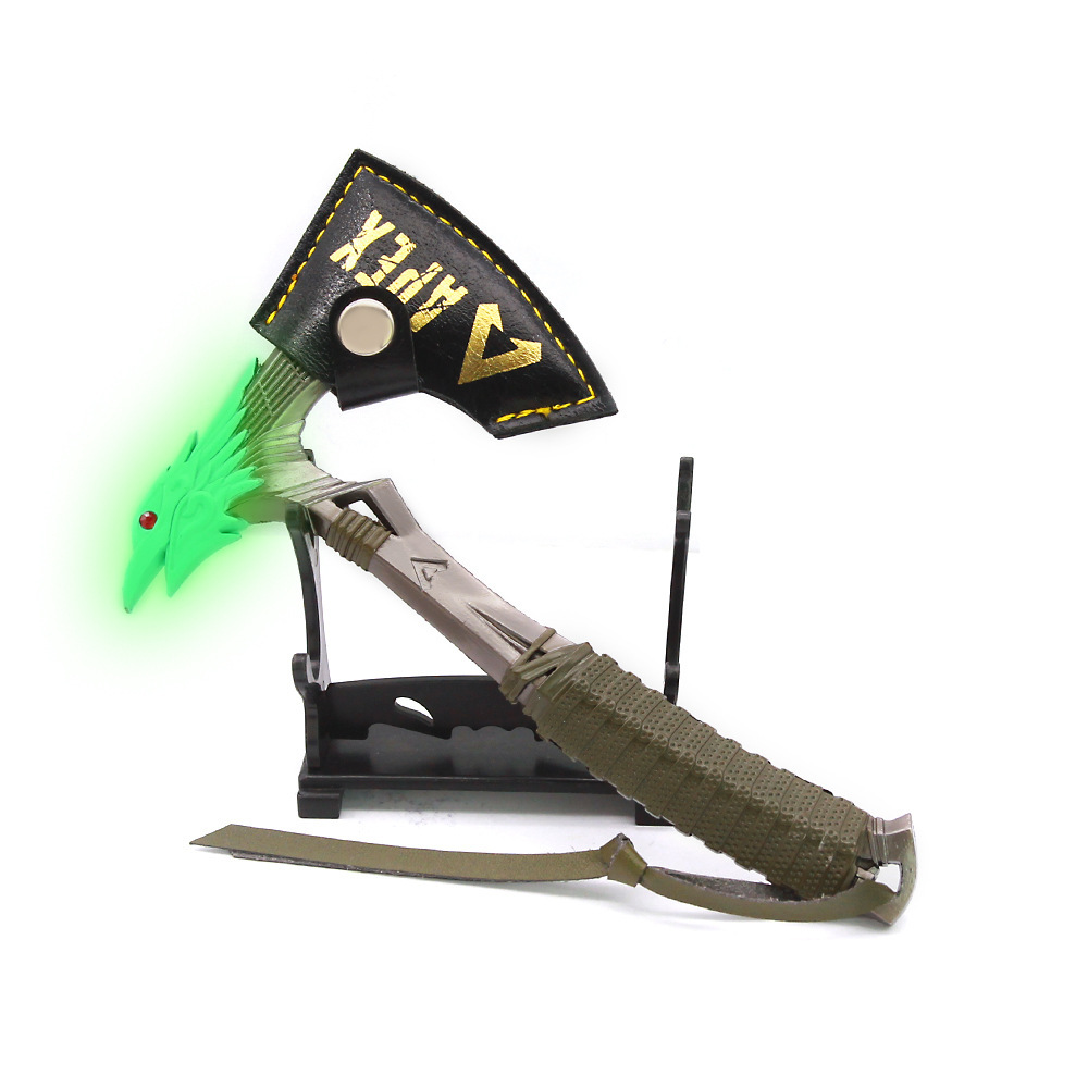 apex英雄游戏周边寻血猎犬渡鸦之咬15cm中号模型传家宝钥匙扣挂件