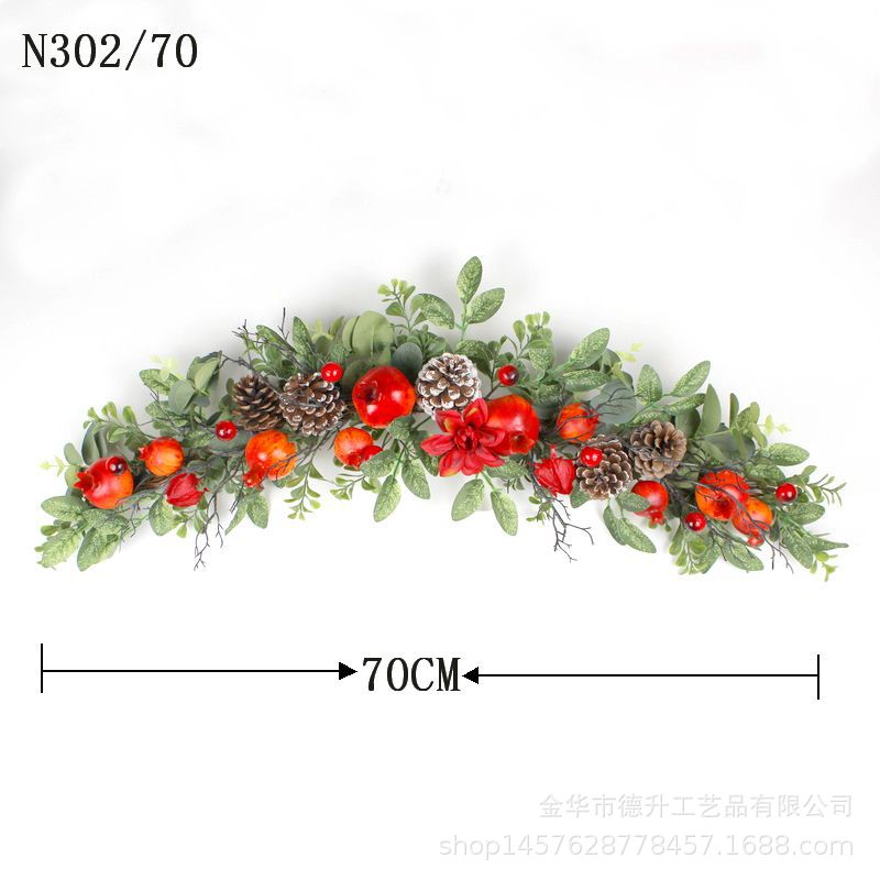 Housewarming New House Decoration Simulation Pomegranate Door Wall Hanging Festive New House Hanging Decoration Hotel Scene Decorative Ornaments