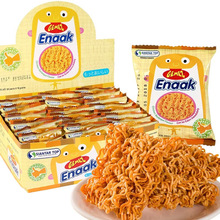 印尼进口小鸡面Gemez Enaak韩国干脆面点心面零食整箱 12包入