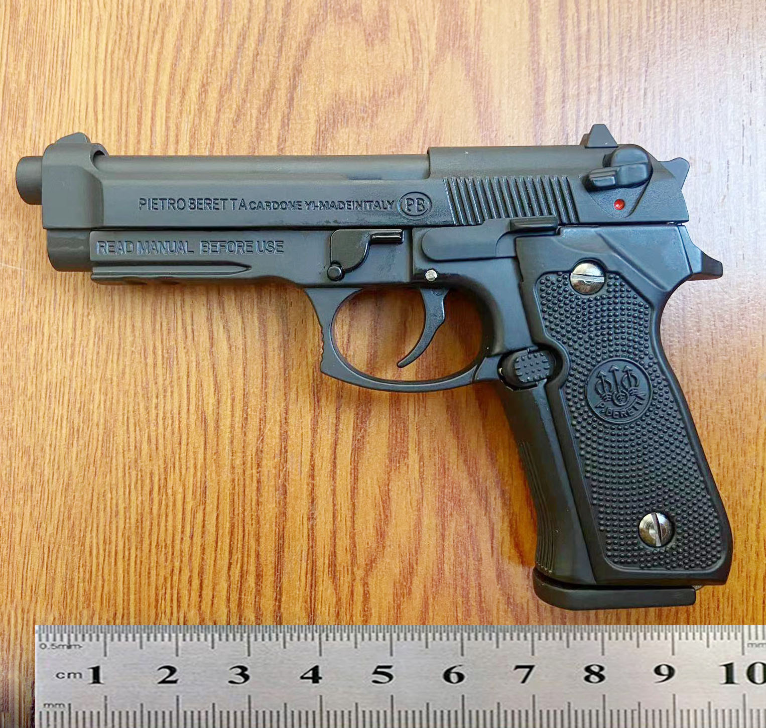 大号m92a1抛壳伯莱塔金属仿真玩具模型枪合金可拆1:2.