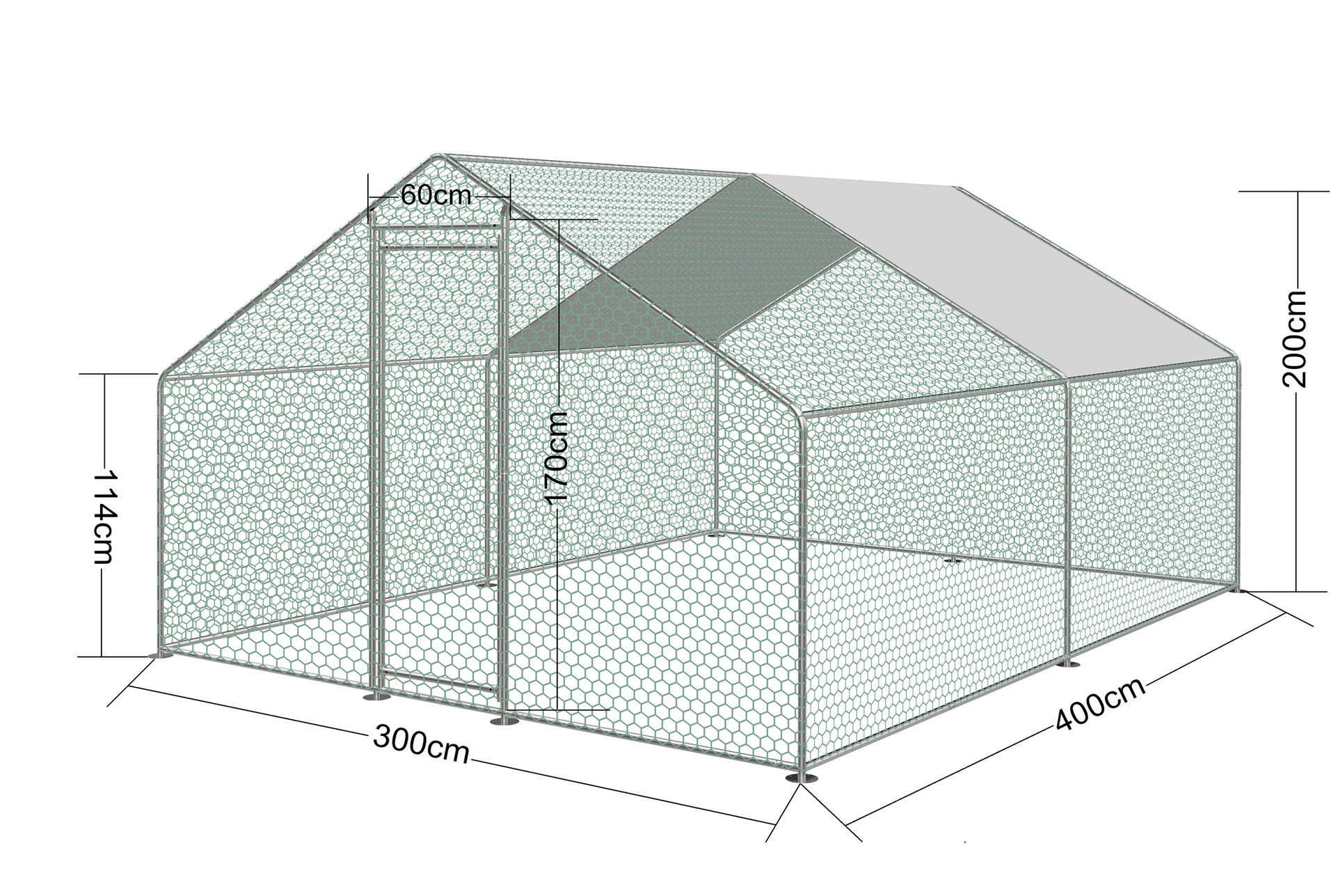 小型家用户外养鸡场鸡舍养殖设备鸡窝养殖场搭建通风鸡棚批发