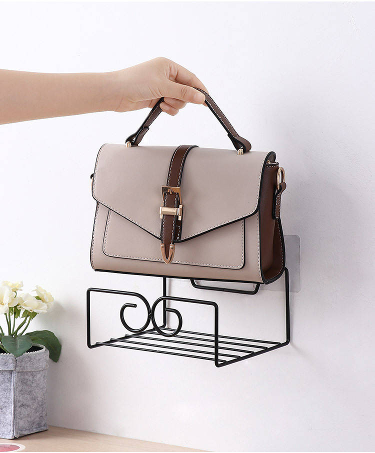 放包置物架家用墙挂式包包收纳架挂包神器挂墙式收纳放包包的架子