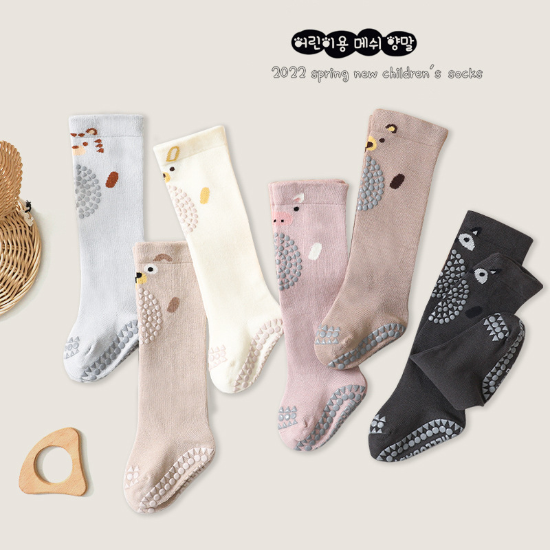 Baby Stockings Autumn Class a Cotton for Baby Non-Slip Kneelet Socks Newborn Boys and Girls Children Knee Socks Wholesale