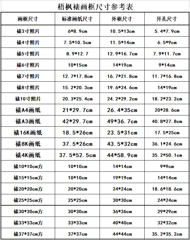 25寸相框是多大图片