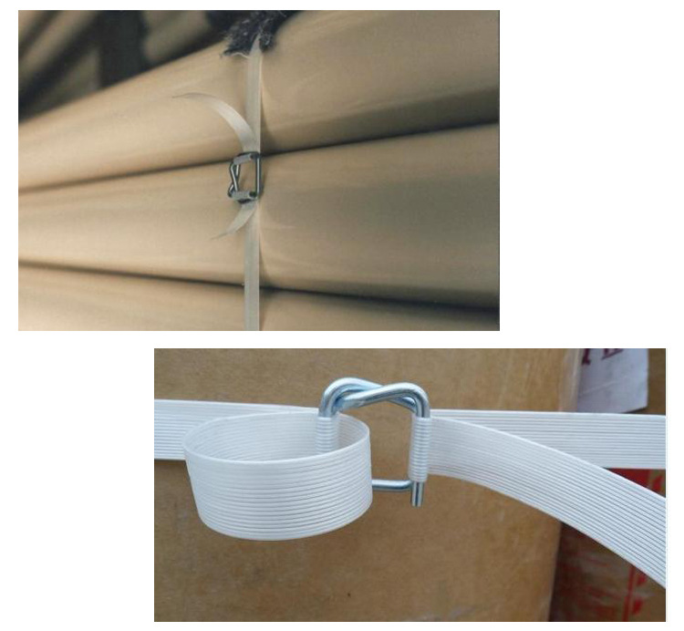 金属镀锌包装扣 钢丝打包扣32mm*7.0 纤维带专用拉紧扣 厂家批发