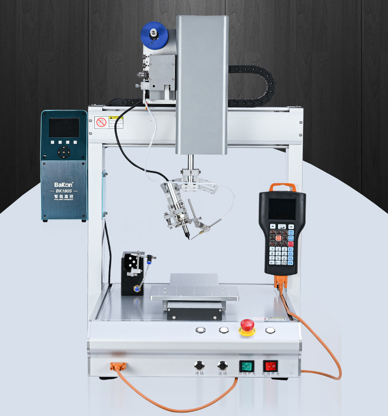 桌面式全自动高频焊接机 双平台led灯珠灯条自动化点焊机