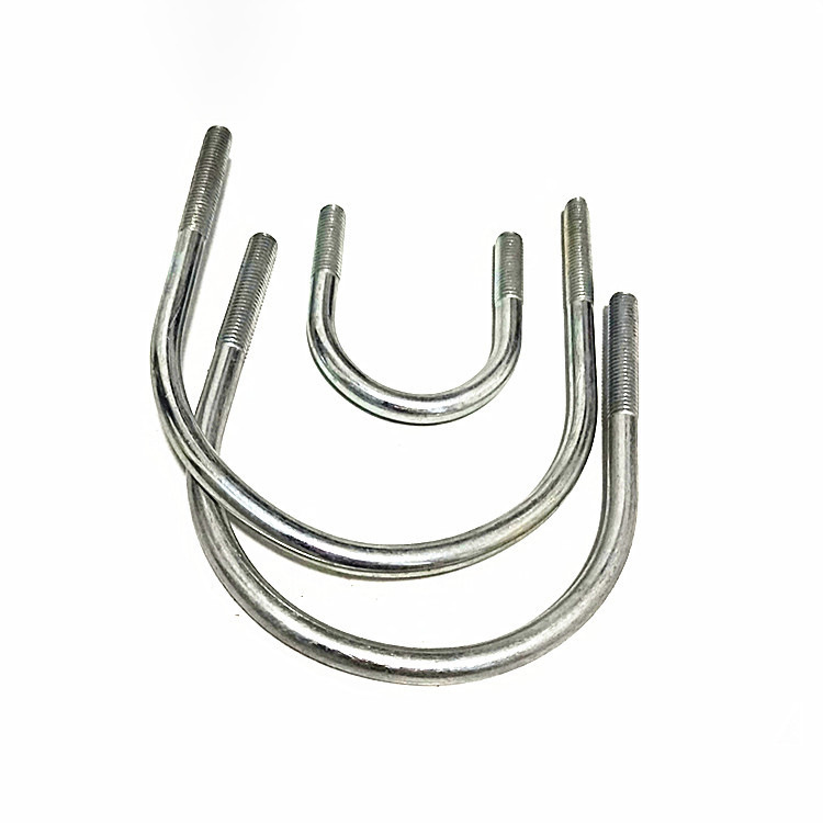 不锈钢u型管卡 镀锌u型螺栓 热镀锌管卡u型丝m6m8m10m12规格齐全