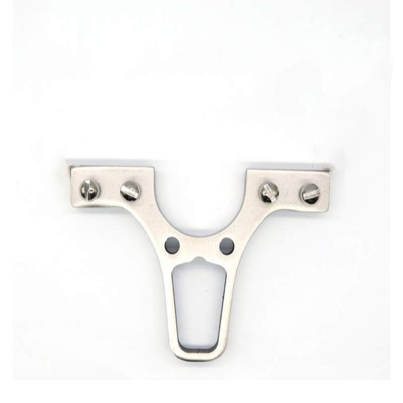 猫头鹰弹弓配件弓头不锈钢弓头经典40弓头大弓门扁皮弓一件代发