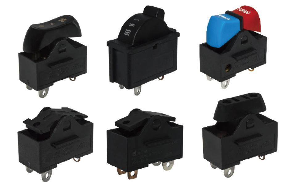 香港德丰开关defond arg-1215b电吹风档位开关 风筒开关