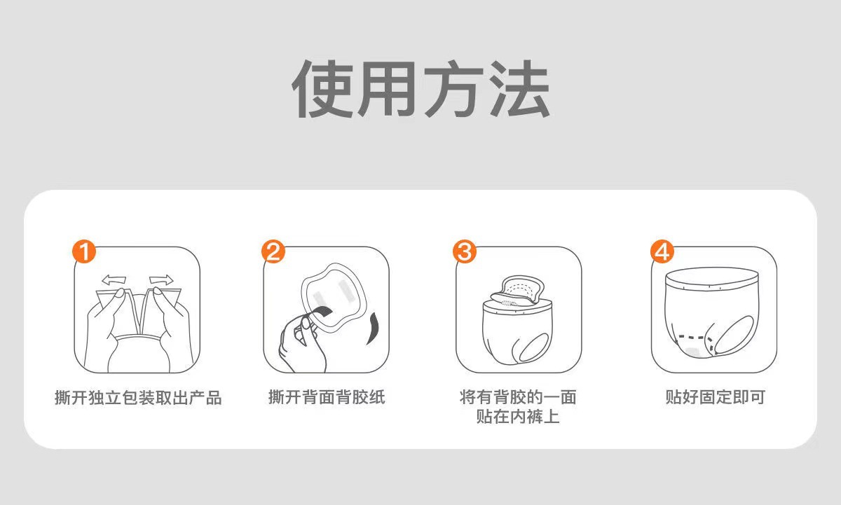 安可新男士卫生巾轻失禁防漏尿巾姨夫巾创新三角形垫巾成人纸尿片