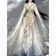 2024年新款汉服改良魏晋风刺绣重工仙春夏汉服女超仙侠女风新款