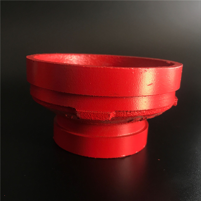 苏州沟槽大小头沟槽管件沟槽异径管沟槽直接卡箍大小头消防管件