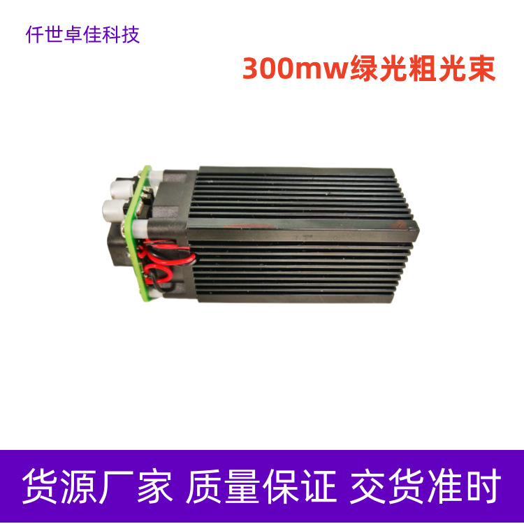 货源厂家  520nm 300mw绿光粗光激光模组  警示激光器 激光灯