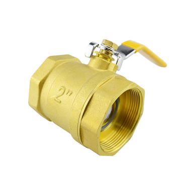 奇银全铜直通球阀4分6分1寸黄铜内螺纹拨手直通管道球心阀门武艾