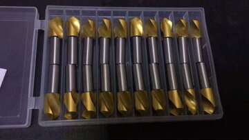 镀钛中心钻 左旋白钢高钴镀黑钛 黄钛定心钻6.0 7.0 7.5 8.