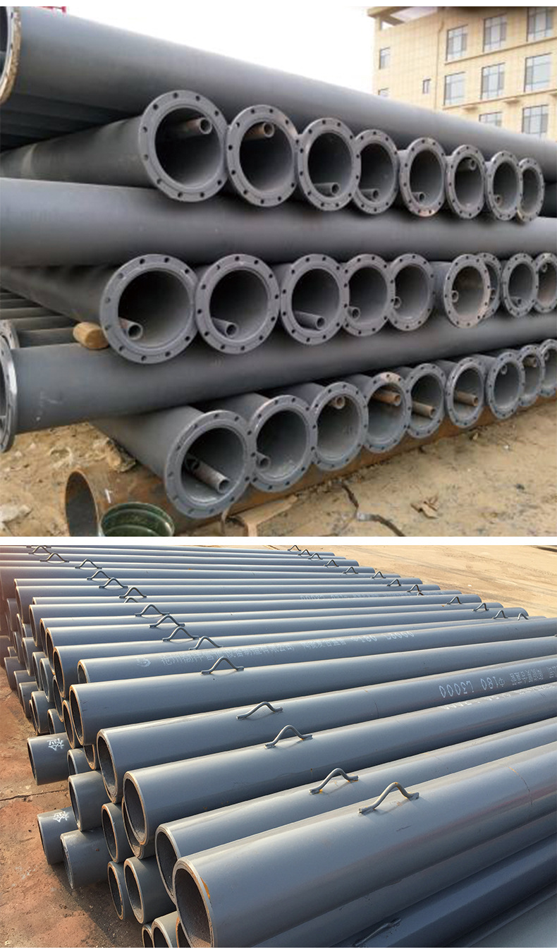 厂家批发工业用大口径除灰紊流输灰双套管矿山耐磨管道紊流双套管