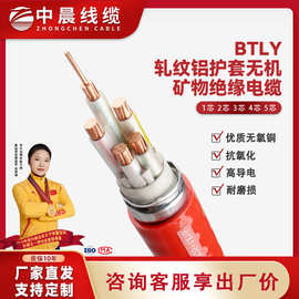 BTLY 柔性矿物绝缘低压防火电线电缆国标铜芯足米厂家直销
