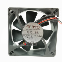 SERVO 8025 8CM 12V 0.14A 双滚珠 变频器散热风扇 PUDC12B4R