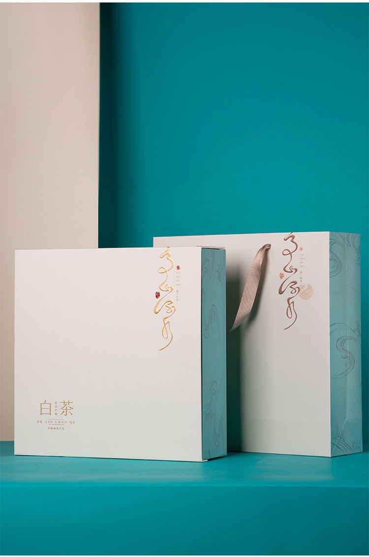 新款白茶空礼盒大号一斤装茶叶礼品盒安吉正安靖安特产春茶包装盒