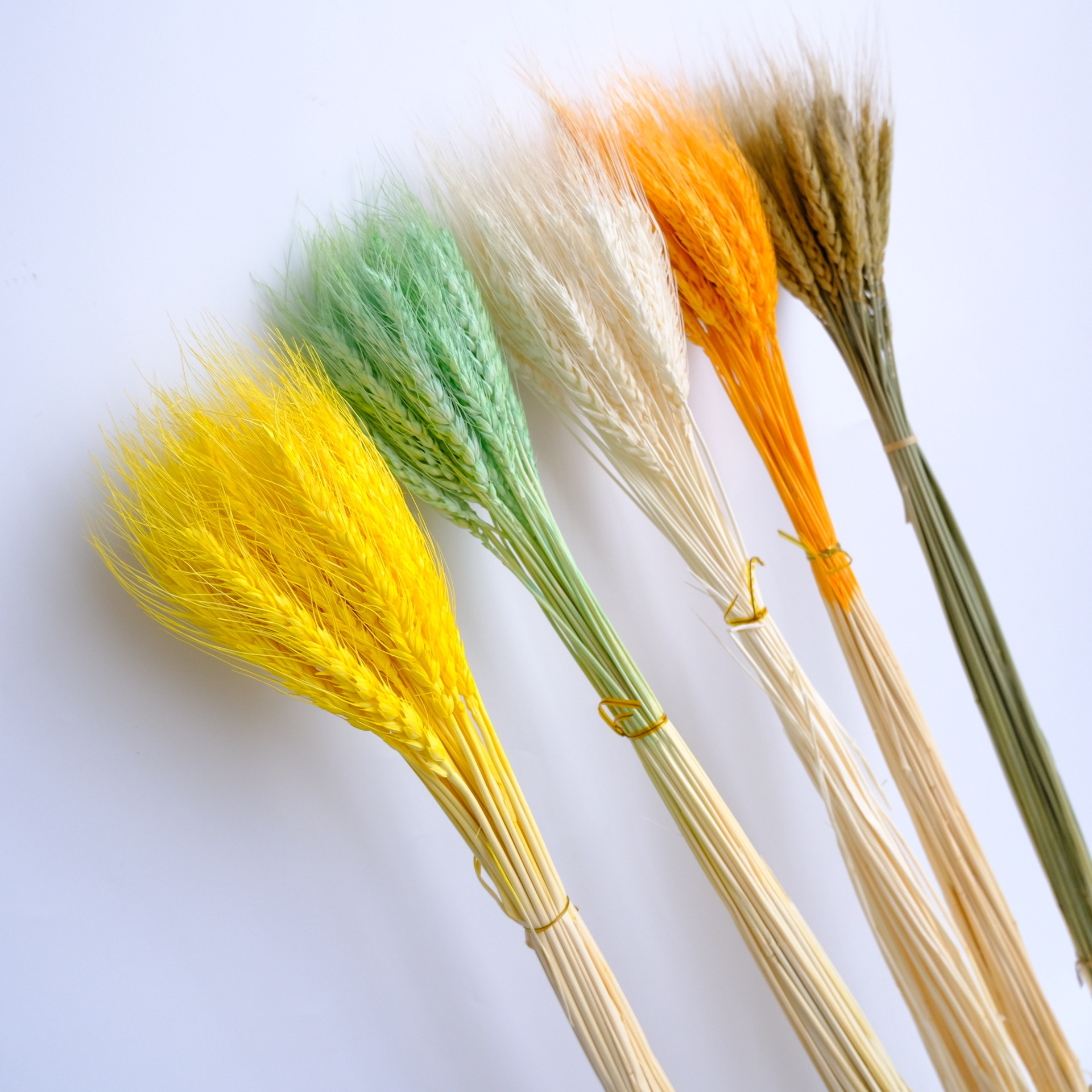 天然麦穗开业大麦商场餐厅开业花篮田园植物仿真干花永生花批发