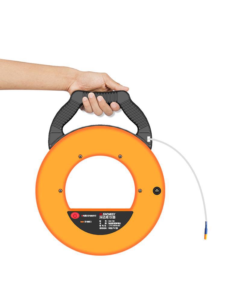 深达威管道测堵仪测堵器电工pvc墙体堵塞探测器电线管穿线排堵器