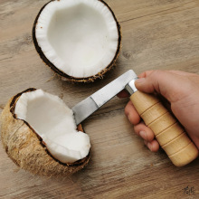 开椰子铡刀开椰器挖椰肉道具开壳刀水果店硬质烘焙刀刨开壳器