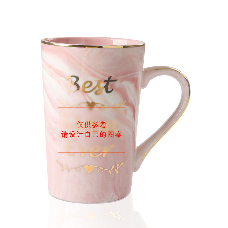 Supply Amazon Holiday Gift Mug Customization Straight Mug Printed Logo Heat Transfer Customization